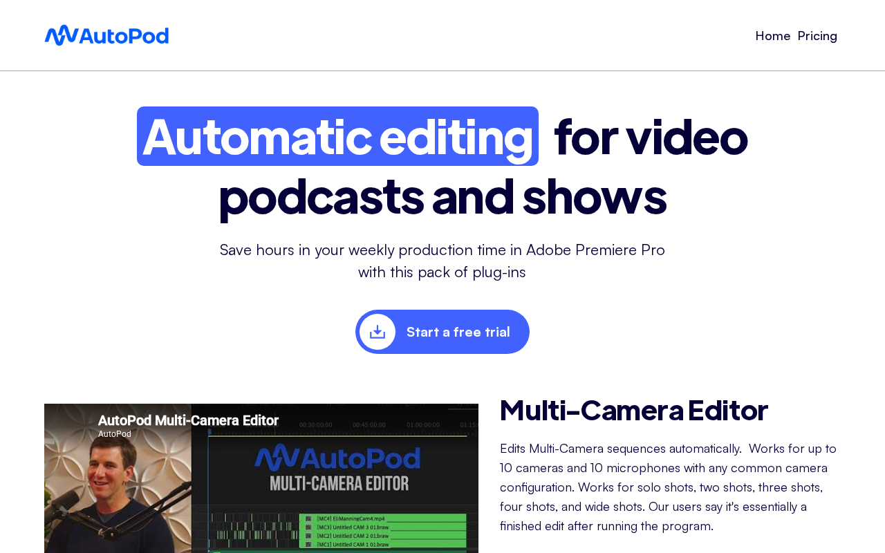AutoPod screenshot 1