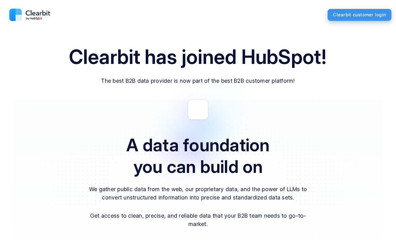 Clearbit screenshot 1
